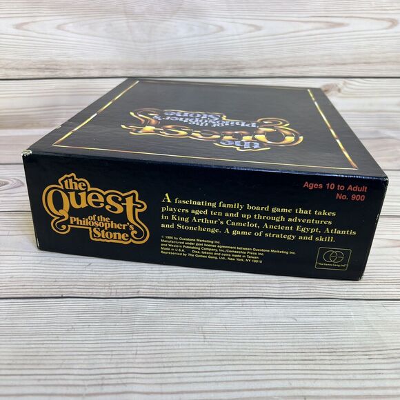 Quest of Philosophers Stone 1986 Fantasy Board Games Gang 1st Edition - NO COINS - Picture 13 of 15